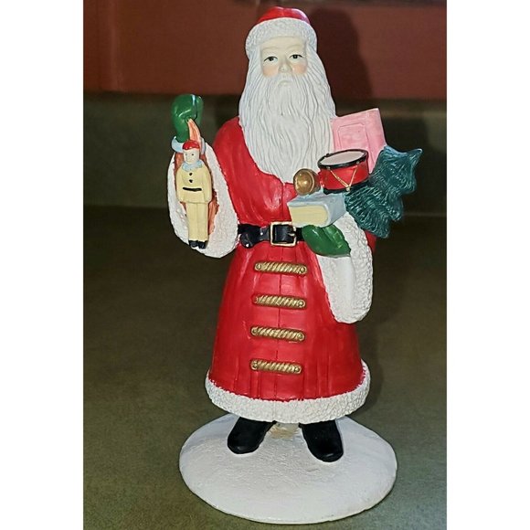 VTG Dept 56 Santa St. Nick figurine 5" tall EUC one spot on belt is white - Picture 3 of 5